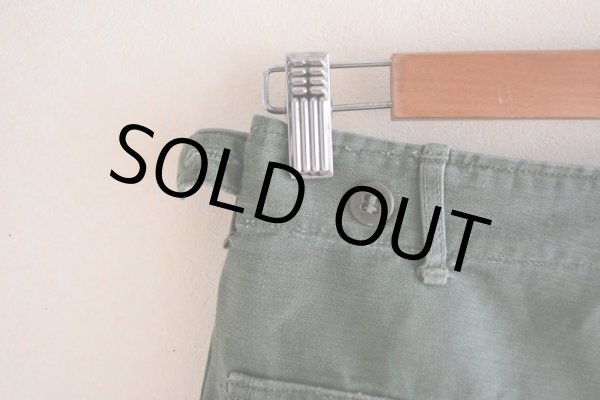 画像10: 1960s US.ARMY コットンベイカーパンツ　 アジャスター付き　 表記SMALL  (10)