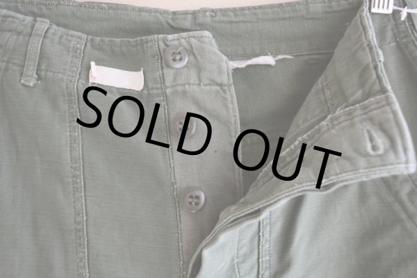 画像7: 1960s US.ARMY コットンベイカーパンツ　 アジャスター付き　 表記SMALL  (7)