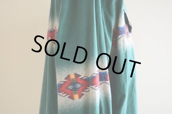 画像10: 1990s Wrangler ネイティブ柄ウエスタンシャツ  実寸XL  (10)