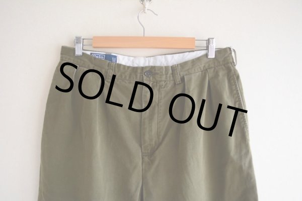 画像5: 1990s Polo by RalphLauren ツータックチノトラウザー  表記34×30  (5)