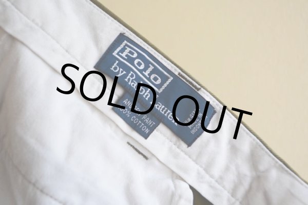 画像4: 1990s Polo by RalphLauren ツータックチノトラウザー  表記34×30  (4)