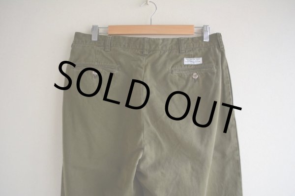 画像10: 1990s Polo by RalphLauren ツータックチノトラウザー  表記34×30  (10)