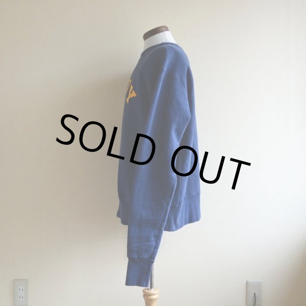 画像4: 1990s The Cotton Exchange US.NAVYロゴ リバースウィーブスウェット　 表記L  (4)