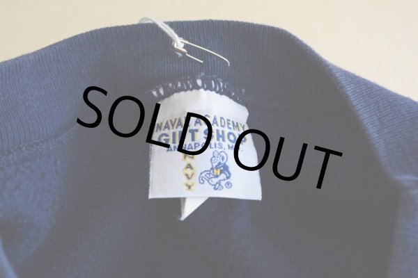 画像5: 1990s The Cotton Exchange US.NAVYロゴ リバースウィーブスウェット　 表記L  (5)