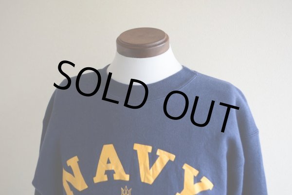 画像7: 1990s The Cotton Exchange US.NAVYロゴ リバースウィーブスウェット　 表記L  (7)
