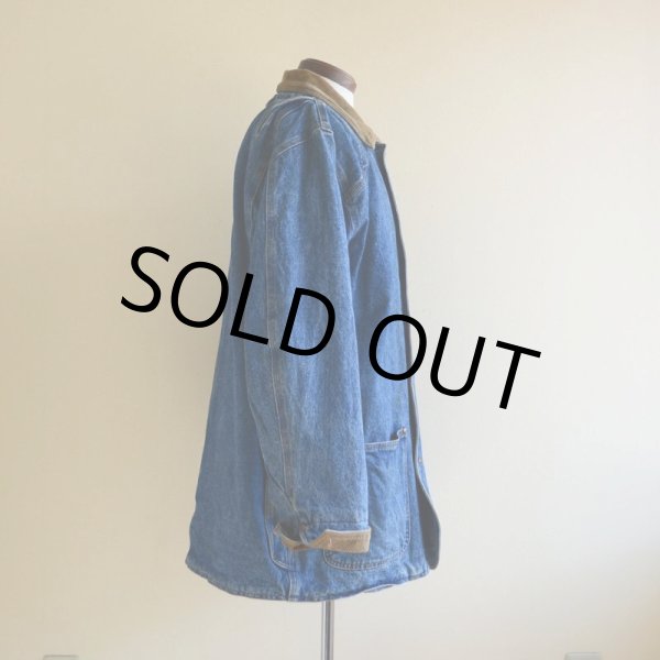 画像2: 1980s BANANA REPUBLIC デニムカバーオール　 表記M  (2)