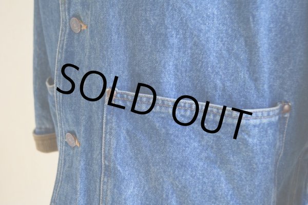 画像10: 1980s BANANA REPUBLIC デニムカバーオール　 表記M  (10)