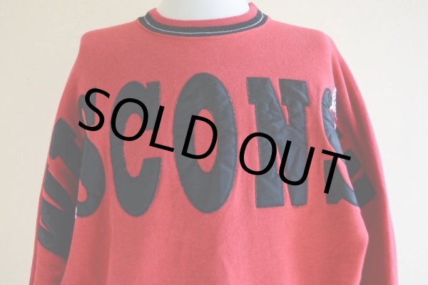 画像8: 1990s WISCONSIN スウェット  実寸L-XL  (8)