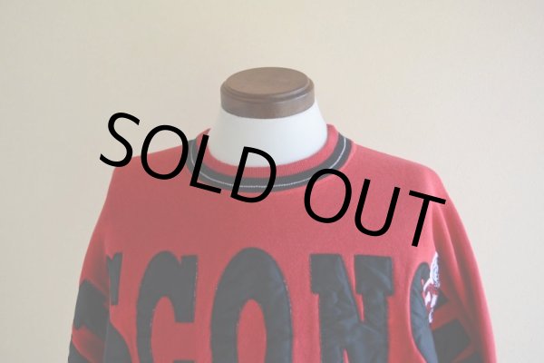 画像6: 1990s WISCONSIN スウェット  実寸L-XL  (6)