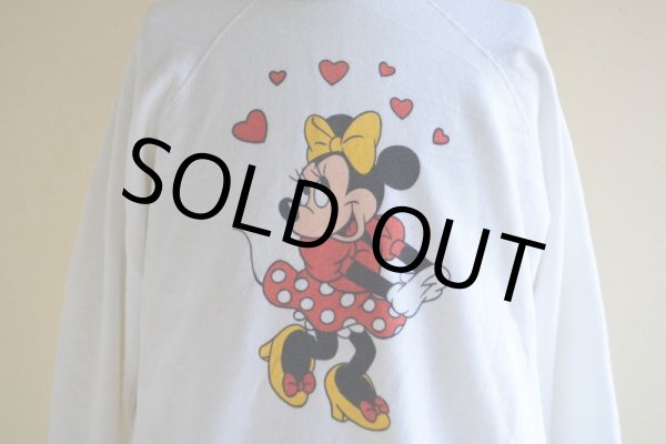 画像7: 1980s Minnie Mouse スウェット　 表記L  (7)