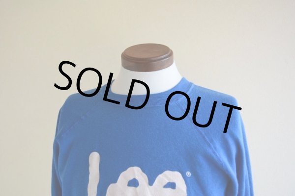 画像6: 1980s Lee ロゴプリントスウェット  実寸ML  (6)