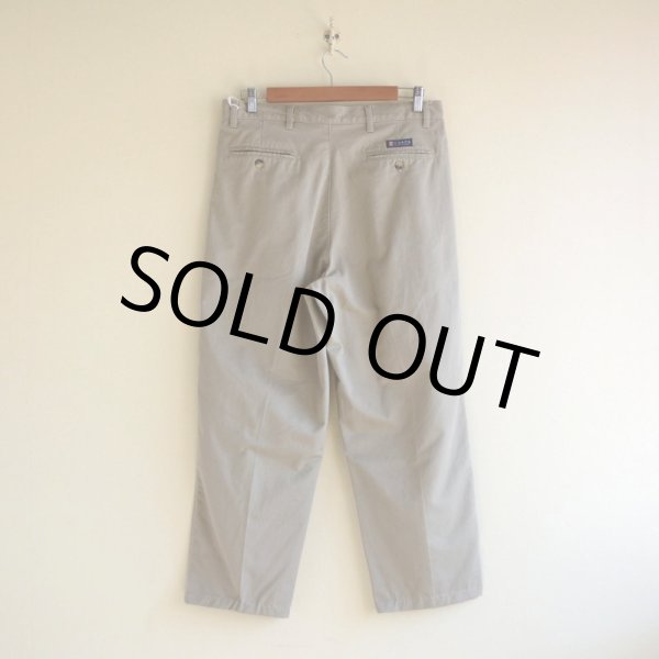 画像2: CHAPS RALPH LAUREN ツータックチノトラウザー　 表記34×30  (2)