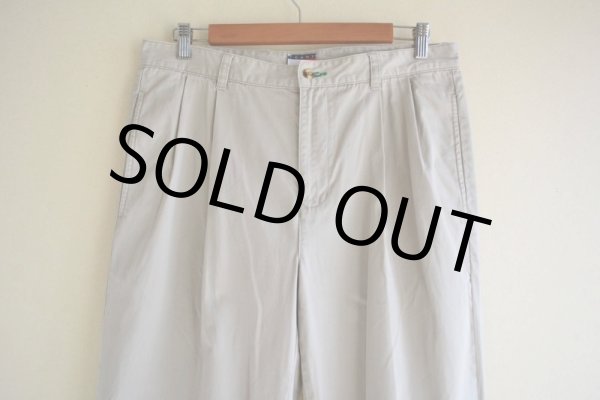 画像6: TOMMY HILFIGER ツータックチノトラウザー　 表記33×30  (6)