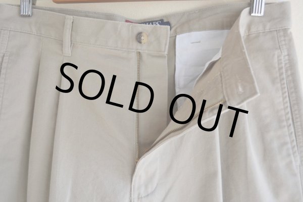 画像7: CHAPS RALPH LAUREN ツータックチノトラウザー　 表記34×30  (7)