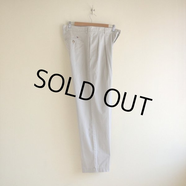 画像3: TOMMY HILFIGER ツータックチノトラウザー　 表記33×30  (3)