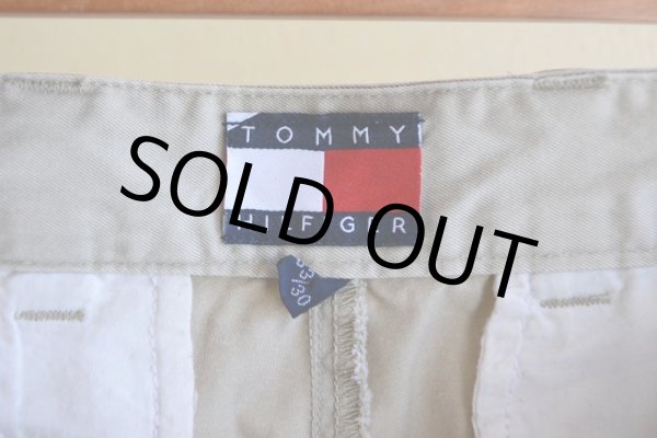 画像4: TOMMY HILFIGER ツータックチノトラウザー　 表記33×30  (4)