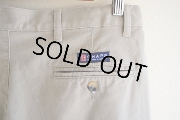 画像9: CHAPS RALPH LAUREN ツータックチノトラウザー　 表記34×30  (9)