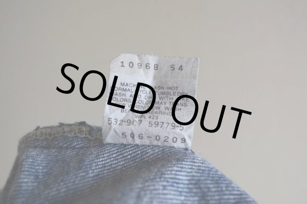 画像7: 1990s Levi's 506-0209 ケミカルデニム  MADE IN USA  表記W32 L34  (7)