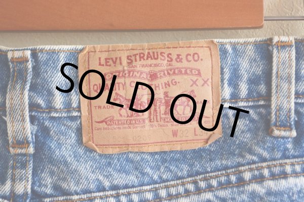 画像5: 1990s Levi's 506-0209 ケミカルデニム  MADE IN USA  表記W32 L34  (5)