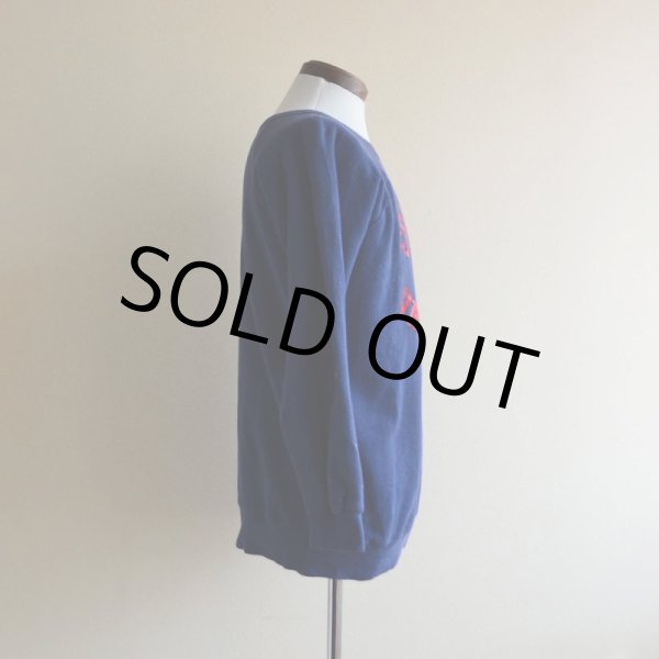 画像2: 1970s Champion フロッキープリントスウェット  表記XL  (2)