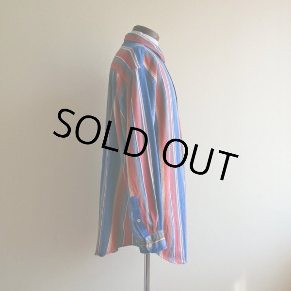 画像2: 1990s GAP ストライプシャツ　 表記WOMAN'S L  (2)