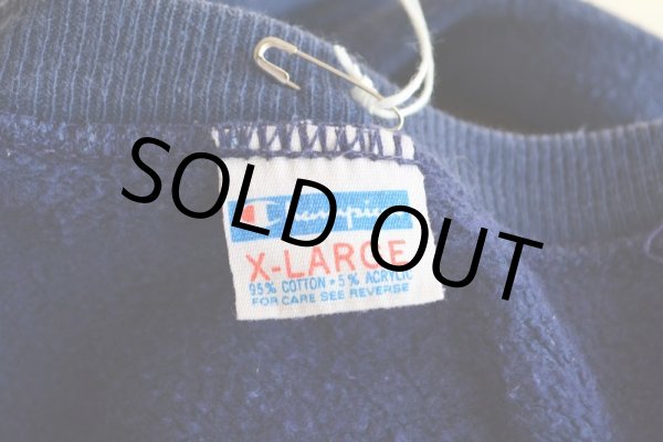 画像5: 1970s Champion フロッキープリントスウェット  表記XL  (5)