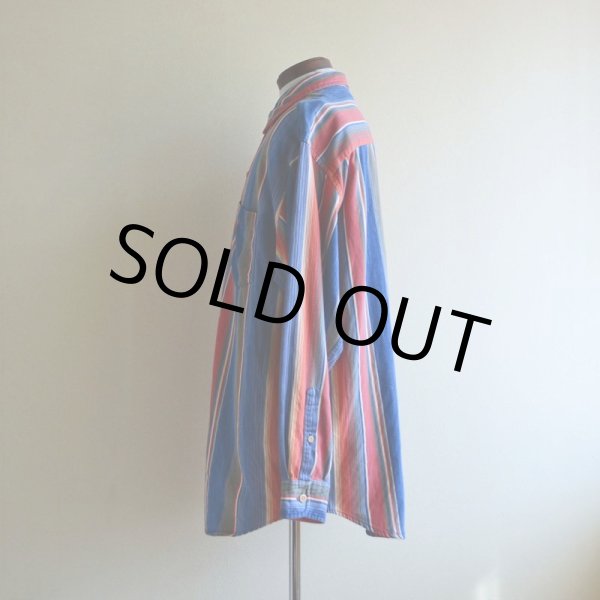 画像4: 1990s GAP ストライプシャツ　 表記WOMAN'S L  (4)