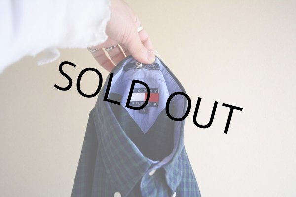 画像5: 1990s TOMMY HILFIGER ボタンダウンシャツ　 表記L  (5)