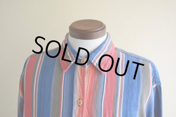 画像6: 1990s GAP ストライプシャツ　 表記WOMAN'S L  (6)