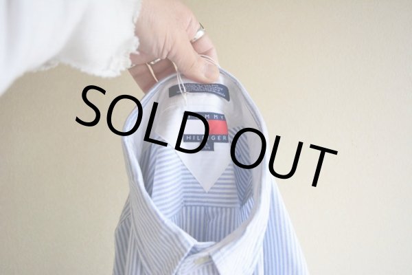 画像5: 1990s TOMMY HILFIGER ボタンダウンシャツ　 表記L  (5)