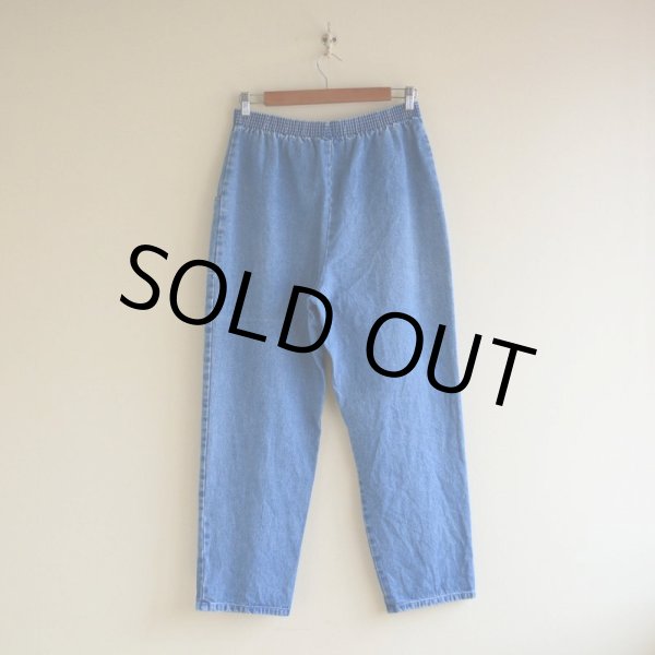 画像2: デニムイージーパンツ  実寸W72〜82cm  (2)