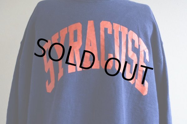 画像7: 1990s〜 SYRACUSE カレッジスウェット　 表記XL  (7)