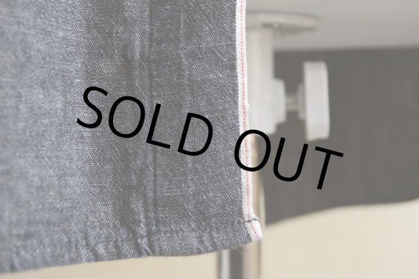 画像12: WELCOME STRANGER ブラックシャンブレー BDシャツ　 COTTON×LINEN　 表記M  (12)