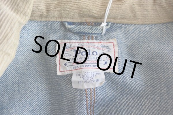 画像5: 1980s POLO RALPH LAUREN デニムジャケット  MADE IN USA  表記L  (5)