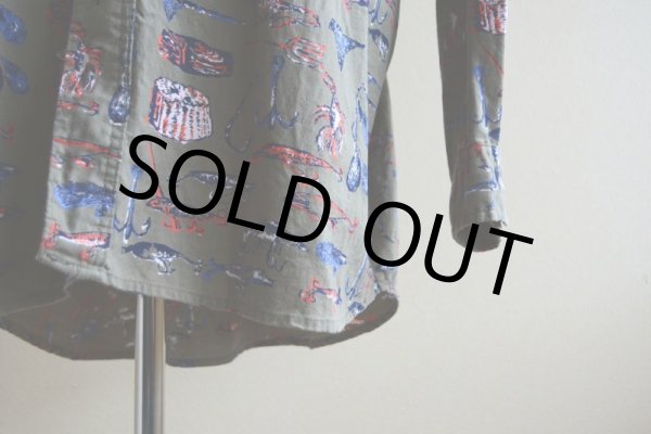 画像8: 1990s IMPACT コットン総柄シャツ　 表記XL  (8)