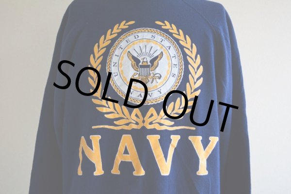 画像7: 1980s ARTEX US.NAVY プリントスウェット　 表記L  (7)