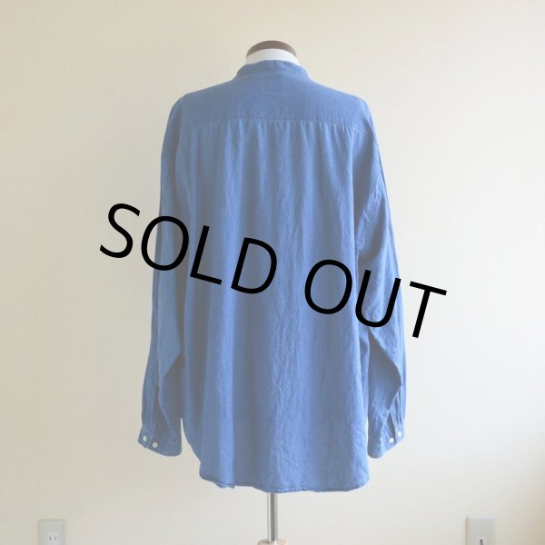 画像3: 1990s GAP インディゴバンドカラーシャツ　 表記L  (3)