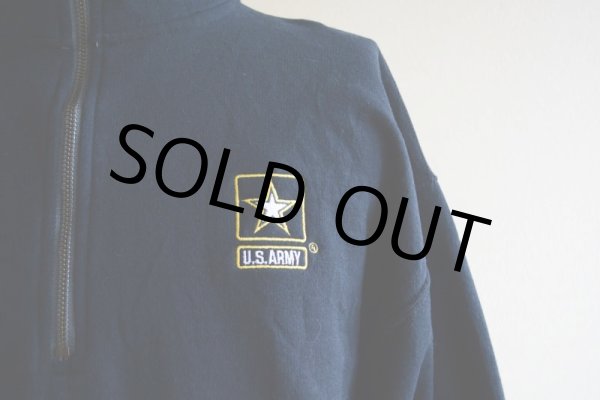 画像7: US.ARMY ハーフジップスウェット　 表記L  (7)