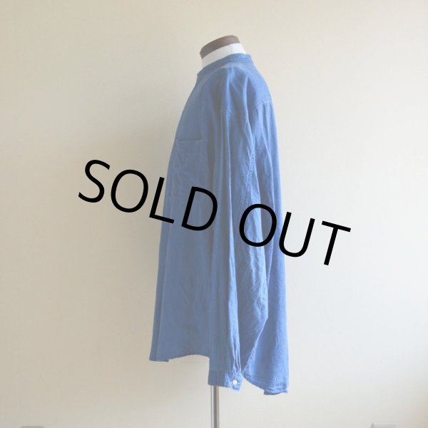 画像4: 1990s GAP インディゴバンドカラーシャツ　 表記L  (4)