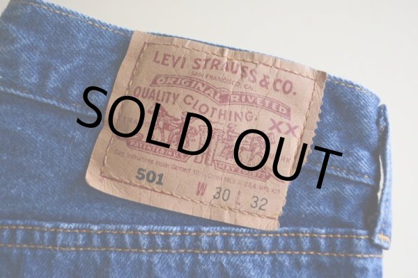 画像4: 1990s Levi's 501  MADE IN USA  表記W30 L32  (4)
