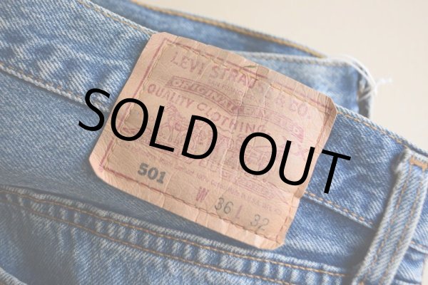 画像4: 1990s Levi's 501  MADE IN USA  表記W36 L32  (4)