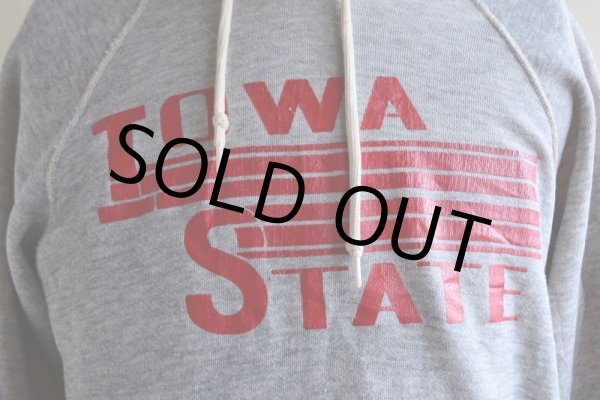 画像7: 1970s IOWA STATE スウェットパーカー　 実寸M  (7)