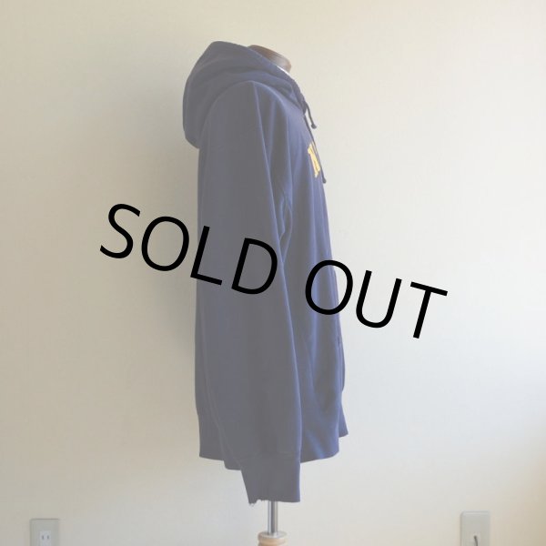 画像2: 1990s〜 MV SPORT PRO-WEAVE US.NAVYロゴ リバースウィーブパーカー　 表記XL  (2)