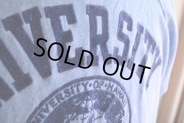 画像7: 1980s フロッキーカレッジスウェット　 実寸M  (7)