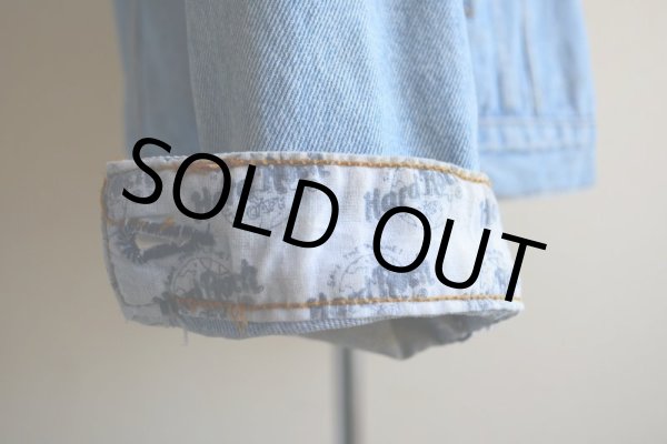 画像13: 1990s Hard Rock CAFE デニムジャケット　 表記M  (13)