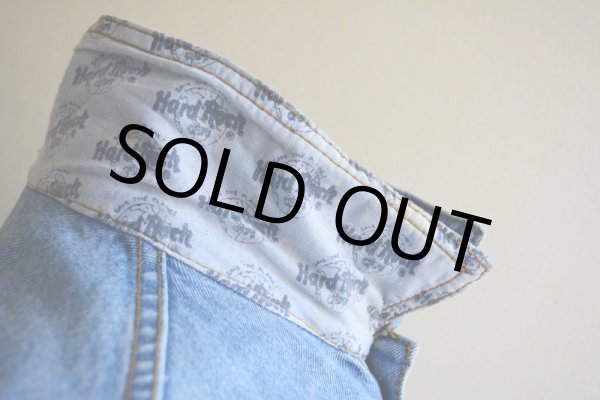 画像7: 1990s Hard Rock CAFE デニムジャケット　 表記M  (7)