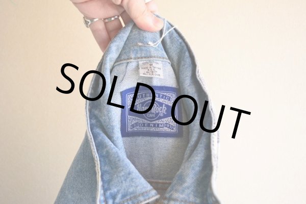 画像5: 1990s Hard Rock CAFE デニムジャケット　 表記M  (5)