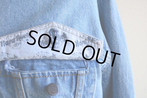 画像8: 1990s Hard Rock CAFE デニムジャケット　 表記M  (8)