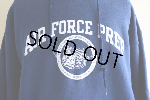 画像7: 1990s The Cotton Exchange US.AIR FORCEロゴ リバースウィーブパーカー　 表記XL  (7)