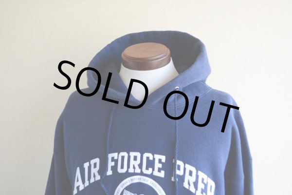 画像6: 1990s The Cotton Exchange US.AIR FORCEロゴ リバースウィーブパーカー　 表記XL  (6)